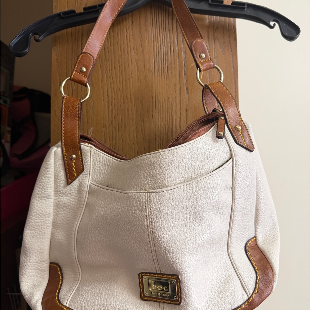 BOC White and Brown Shoulder Bag